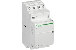 Schneider electric a9 C22824 ICT contacteur, acti9, 20 A, 4 NO, 220 – 240 V AC, 50 Hz, Blanc