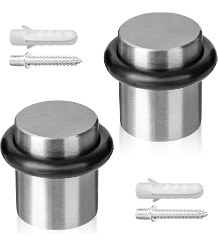 Lot De 6 Tampons Ronds En Caoutchouc Noir 35mm – Onestopdiy – Pour Portes Et Meubles