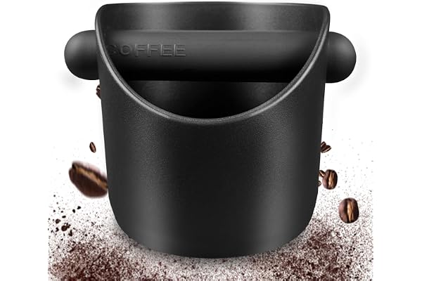 Kaffesump fläskbehållare, 10 x 10 x 11 cm tappningsbehållare, kaffeavtappningsbehållare med avtagbar knackspak, espresso-avtappningsbehållare, knockbox lämplig för kök, café, restaurang, kontor