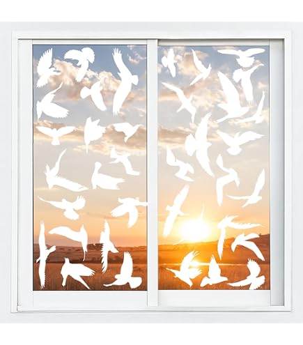 Adesivi Antigraffio Per Finestre A Forma Di Farfalla – 8 Pezzi, PVC Riutilizzabile, 30x22 Cm