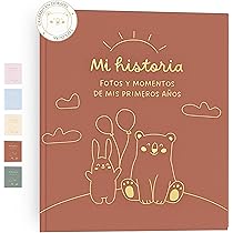 Album Ricordi Neonato Fino A 5 Anni - Con Adesivi E Pagine Personalizzabili, Ideale Per Regalo - Foto 2