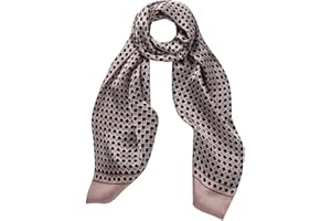 LDCSA Seidenschal Herren 100% Seide Schal Doppellagig aus Satin Seidentuch krawatte Tuch im Winter 160 x 26cm MEHRWEG