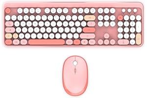 Mobility Lab – Combo Clavier + Souris sans Fil Pure Color – FR AZERTY, Touches Plates et sensibles, Design Compact, Raccourcis, Pavé numérique, Compatibilité Windows