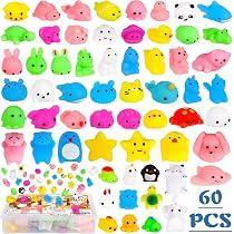 6 Stück Mochi Squishy Toys Set – Weiche Anti-Stress-Spielzeuge, Kawaii, Aus Silikon, Für Kinder & Erwachsene