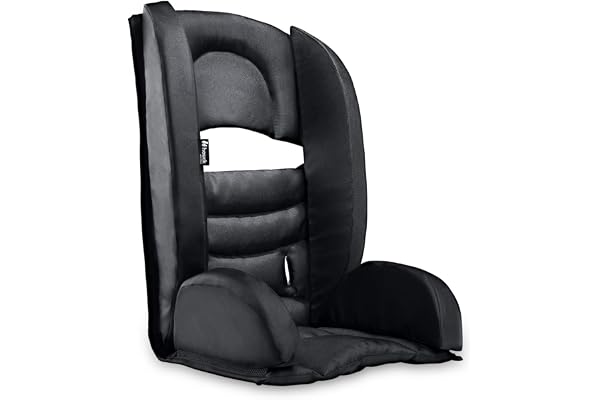 hauck Réducteur de Siège pour Remorque Velo Enfant Dryk Duo & Dryk Duo Plus, dès 6 à 18 Mois, Confortable et Rembourré, Facile à Nettoyer, Bike Trailer Comfort Seat, Noir