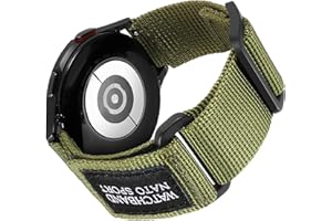 OTOPO Kompatybilny pasek do zegarka Samsung Galaxy Watch 46 mm / Galaxy Watch 3 45 mm, 22 mm, wytrzymały nylonowy pasek na rzepy do Galaxy Watch 3 45 mm / Gear S3 Frontier Classic Smartwatch