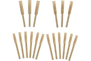 18 Piezas Punta de Amolar para Afilar Sierras de Cadena 4 4.8 5.5mm, Coikes Piedras de Amolar para Motosierra, Punta de Amolar para Afilar