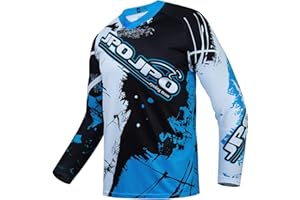 JPOJPO Kids Cycling Jersey Downhill Shirts 4-14 Years Girls Boys Bike MTB Child Clothing Long Sleeve Powersports Bicycle BMX Tops