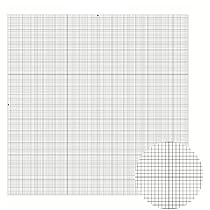 Tela Adesiva Per Diamond Painting - 30x40cm, Griglia Bianca, Senza Diamanti, Fai Da Te