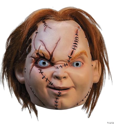 Trick Or Treat Studios Máscara De Leatherface Deluxe | Texas Chainsaw Massacre 2 | Réplica Oficial De Piel Sintética | Talla Adulto Única