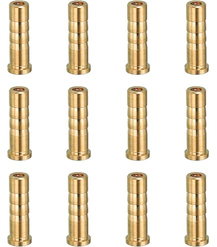 ZZYB 10pcs Inserts Flèches Cuivre - Poids Laiton Pointe Flèche 50 à 300 Grain Pour Arbre 6.2mm