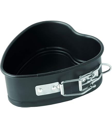Moule à Gâteau Cœur Démontable Ibili 11cm - Acier Anti-adhésif Noir