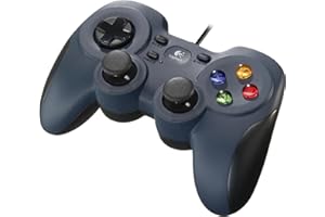 Logitech F310 Kablolu Gamepad, Özel 4 Düğmeli Hassas D-Pad, 1,8 m Kablo Uzunluğu, Lacivert