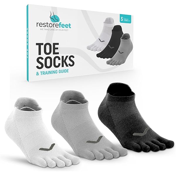 6 Paia Calzini Con Dita Separate Donna - Traspiranti Per Sport E Allenamento - Foto 7