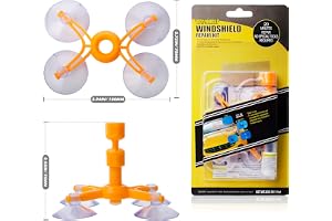 LIFEDE Windshield Repair Kit, Windshield Chip Repair Kit, DIY Car Windshield Glass Repair Tool for Repair Windshield Crack, Half Moon Crescents,Star Chips,and Bulls Eye.(1 Pack)
