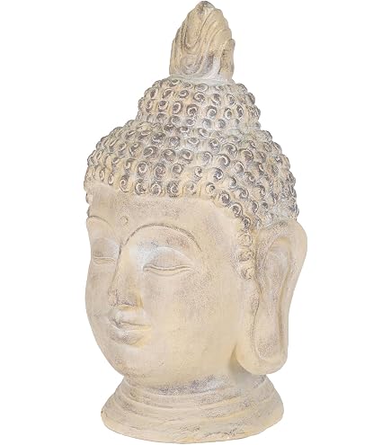 Stoneandstyle Statua Da Giardino Buddha Shiva In Pietra: 48 Cm, 27.8 Kg, Resistente Al Gelo -30°C, Fatto A Mano In Germania