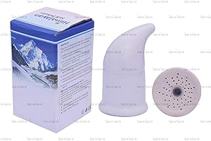 TOOLS N TOOLS UK Pure Himalayan Salt Pipe Inhaler with Salt Boost Respiratory Strength & Lungs CE