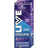 Schwarzkopf Live Color Drops Orchid Purple (30 ml), Colour Dosable Drops for a Custom Look, Dye to Blend with Conditioner, Te