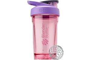 BlenderBottle Strada Shaker-Becher, perfekt für Protein-Shakes und Pre-Workout, 680 ml, Violett
