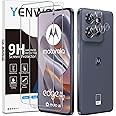 Yenwen Vetro Temperato per Motorola Moto Edge 50 Neo Protezione, 2 Pezzi Vetro Temperato Pellicola Protettiva + 2 Pezzi Pelli