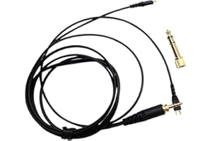 ABLET OFC kabel, kompatibel mit Sennheiser HD25, HD 25-1, HD25-1 II, HD25-13, HD25-C, Amperior Kopfh枚rer, 1,2 m