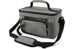 Annmore Sac de Rangement pour Toniebox, Housse de Transport pour FABA Conteur d'histoire, Mallette de Transport pour Tonies Figurines, Gris