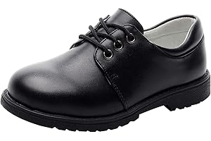 rismart Oxford-Schuhe für Jungen, runde Zehen, formelle Kleidung, Schulschuhe
