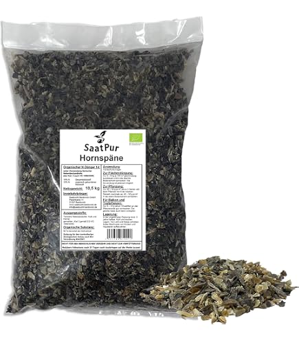 Saatzucht Bardowick Hornspne Naturdnger 10 kg, 100% natrlicher Dnger  mit 14% Stickstoff fr Gemse- und Ziergarten, Natrlicher Stickstoffdnger  und Gartendnger mit Langzeitwirkung : Amazon.de: Garten