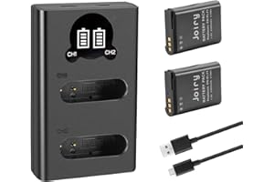 JOIRY 2X EN-EL23 Batteria di Ricambio Compatibile con Coolpix P600, P610, P610s, B700, P900, P900s, S810c Camera