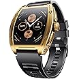 boAt Enigma Ascend Men's Luxury Smart Watch w/ 1.76”(4.47 cm) HD Display, Functional Crown, BT Calling, Upto 5 Days Battery, 100+Sports Modes, 200+Watch Faces, IP68, HR & SpO2(Midnight Gold)