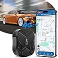 4G GPS Tracker Devices, Zeerkeer Strong Magnetic Car GPS Tracker Anti-lost 4G Vehicle Tracker Real Time Positioning Anti Theft Tracking Device 5000mAh Waterproof Rechargable 4G Tracker TK905