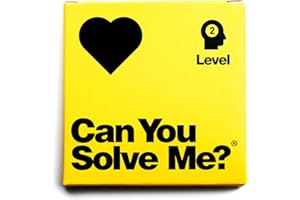 Can You Solve Me? - Puzzle - Challenging Tangram, IQ Toy, Brainteaser, Mind Game for Children + Adults - Includes Geometric Shape (Level 2 Heart)