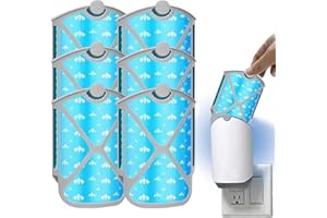 WSARZAHE Plug in Refill Cartridges Starter Kit, Replacement Cartridges Device Refills Compatible with ZEVO Light M364 (6 Pack)