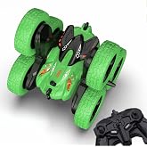 Oyuncak 2.4 GhZ Uzaktan Kumandalı Full Fonksiyon Işıklı Şarjlı 360&deg; D&ouml;nebilen 6 Tekerlekli Drift Atabilen Akrobat Araba (mavi