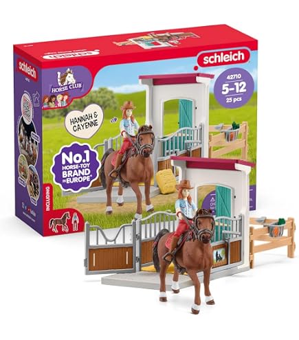 Schleich Horse Club 72213 - Cavalla Sella Francese Con Sella, Figurina Collezionabile, Per Bambini