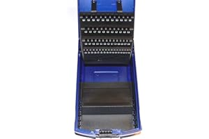 Bohrcraft 00811520050 Industrie-Kunststoffbox dunkelblau KR 591 leer 51-teilig für HSS-Spiralbohrer DIN 338