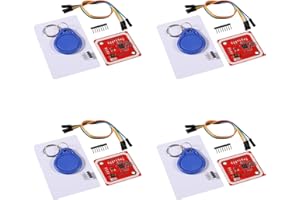 DIANN PN532 NFC NXP RFID Module V3 Kit Near Field Communication Reader Module Kit I2C SPI HSU with S50 White Card Key Card for DIY Smart Phone Android Phone (4-Pack)