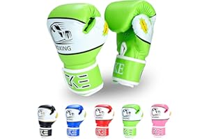 CKE Guantes de Boxeo para niños y niñas, niños pequeños de 5 a 12 años de Edad Guantes de Boxeo para Saco de Boxeo Kickboxing Muay Thai