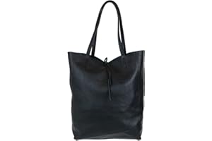 Girly Handbags Womens Open Top Genuine Leather Handbag