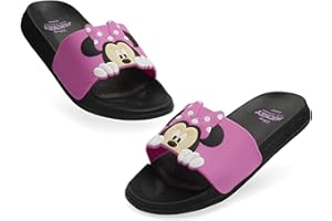 Disney Zehentrenner Badelatschen Kinder mit 3D-Desig, Schlappen für Strand, Schwimmbad - Geschenke für Mädchen