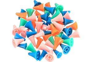 TEOKANTZ Set di 60 fermagli per ferri da maglia, fermaglio sicuro, ferri da maglia, protezione punti, fermapunti per ferri da maglia contro lo scivolamento della maglia (30 grandi, 30 piccoli)