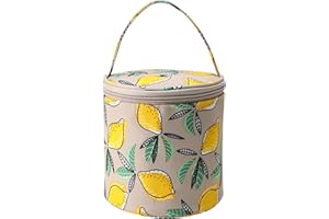 Coopay Borsa per Riporre i Filati e Lavoro a Maglia, Porta Lana per Principianti, per Progetti all'Uncinetto Amigurumi