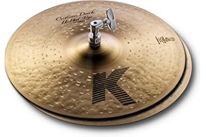 Zildjian K Custom Series - 14 Inch Dark Hi Hat Cymbals - Pair