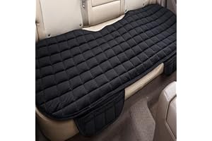 MOREASE Autositzkissen zum Fahren, universelles Autositzkissen für Fahrer mit Aufbewahrungstasche, Komfort-Memory-Schaum-Kissen für Ischias-Rücken, Steißbein-Schmerzlinderung für Büro und Zuhause (schwarz,