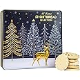 Winter Woodland Christmas Biscuits Tin - Traditional Scottish Shortbread Biscuits Gift Set, Festive Filled Tins of Biscuits - Novelty Christmas Gifts - Luxury Biscuit Gift Sets for Women & Men