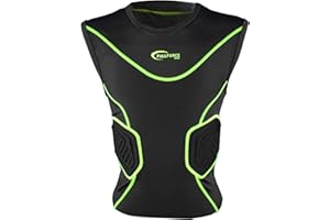 Full Force Wear Shocc Lite 3 Pad Shirt mit Rippenpolsterung, Gr. S-2XL