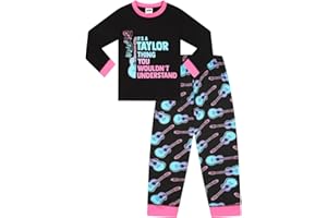 ThePyjamaFactory Girls It's a Taylor Thing, You Wouldn't Understand Black Blue Long Pyjamas