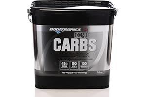 Boditronics 5 kg Express Carbs, for Pre Workout Energy Drink Powder, Protein Shakes with 95g Carbohydrate Supplements for Quick Energy Booster During The Workout (5 Kg)