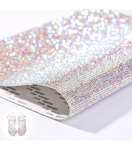 Annhao Adesivo Strass Make Up Strass Adesivi Rotondo Brillantini Make Up Con Pinzette Per - Foto 7