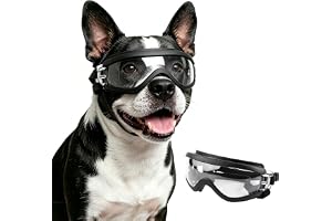 Namsan hundglasögon för medelstora hundar hundskyddsglasögon vindrute/ögonskydd/UV skydd hundsolglasögon med justerbar bandfa